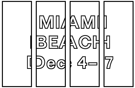 NADA Miami Beach 2014：アートフェア参加のご案内
