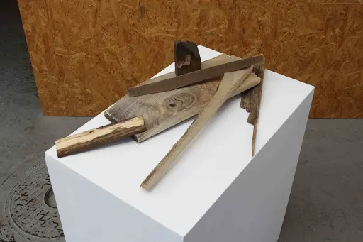 The Piled, No.5, 2009 Wooden bits