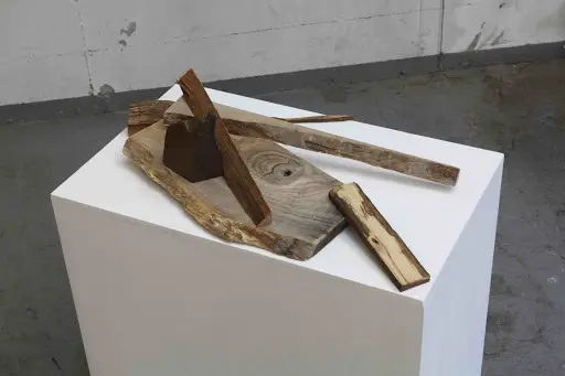 The Piled, No.5, 2009 Wooden bits